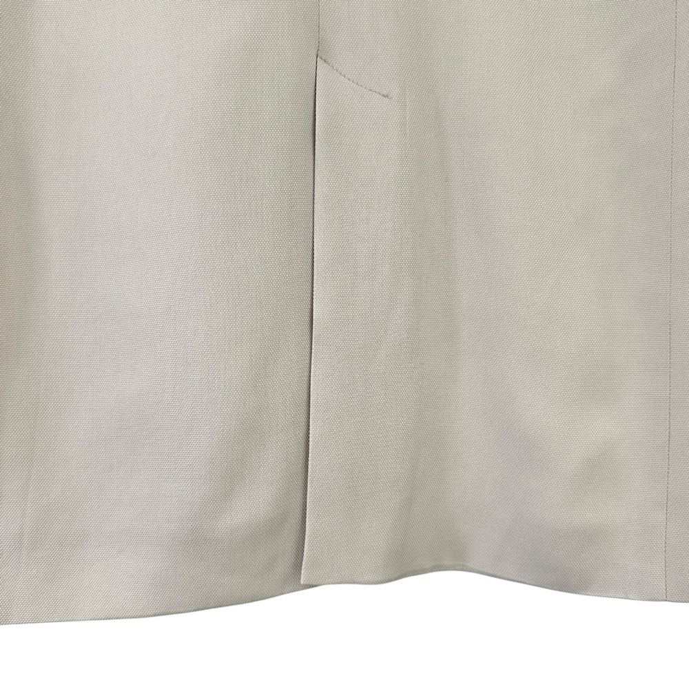 Zara Light Gray Single Button Oversized Lightweight Loose Fit Blazer Jacket - Picture 7 of 9